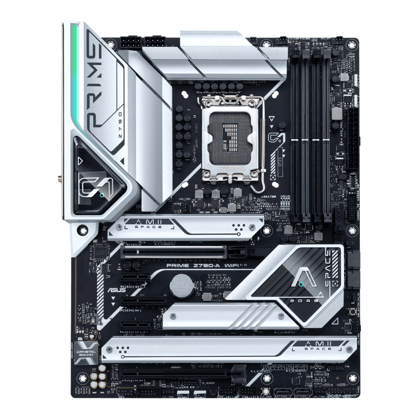 ASUS Prime Z790-A Материнская плата - LGA 1700, DDR5, PCIe 5.0, Wi-Fi 6E. Высочайшая производительность и стабильность для Intel 12-го/13-го/14-го поколений.